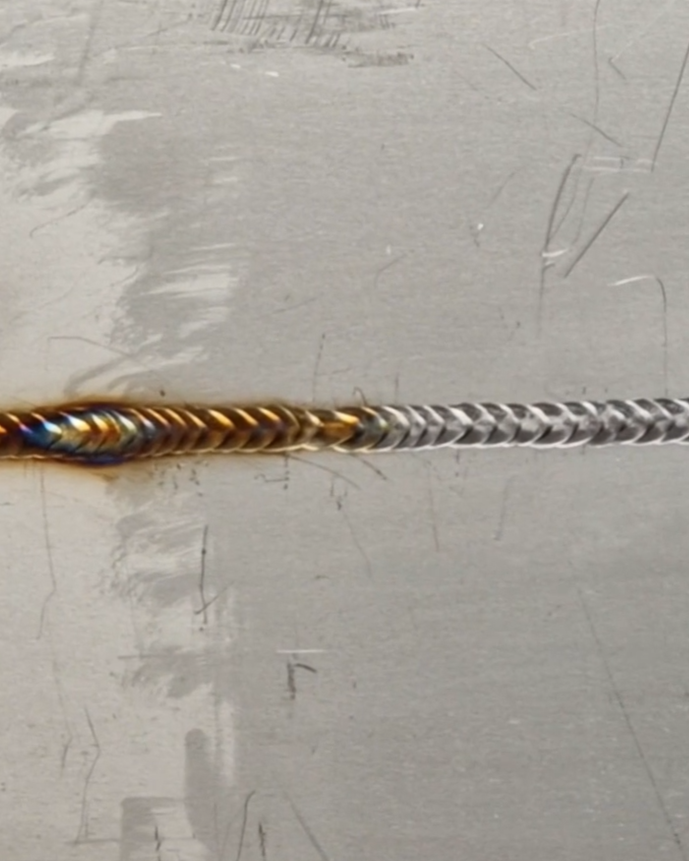 TigTidy weld cleaned