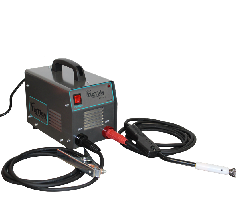 TigTidy Weld Cleaner for cleaning stainless steel welds. 