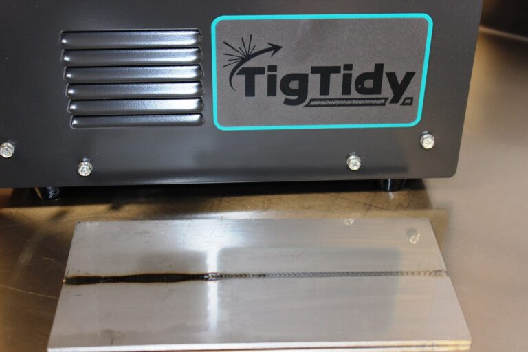 TigTidy clean weld on stainless steel