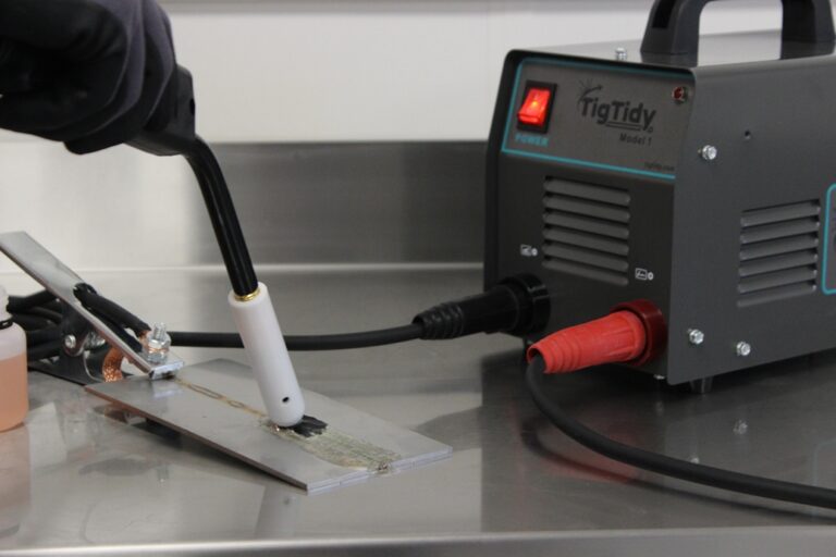TigTidy weld cleaning passivation on stainless steel